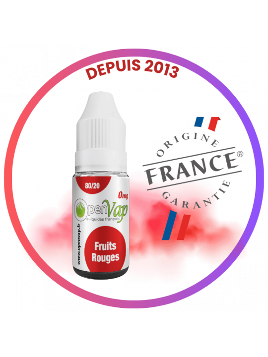 E-liquide FRUITS ROUGES par OPENVAP