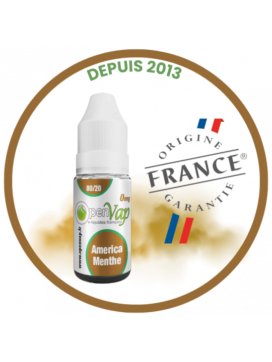 E-liquide AMERICA MENTHE par OPENVAP