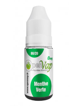 E-liquide MENTHE VERTE par OPENVAP